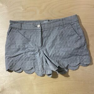 Crown & Ivy Textured Gray Shorts Size 12 Shelby (OK)